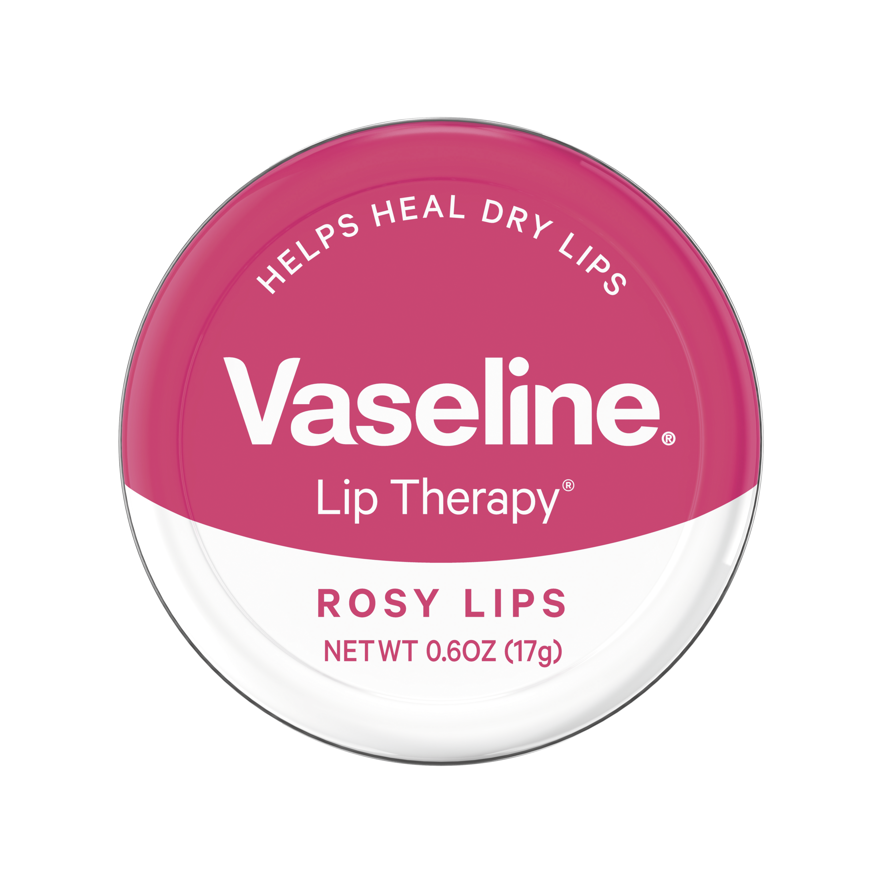 Vaseline® Lip Therapy® Rosy Lips Tin front of pack