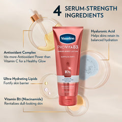 Vaseline® Supple & Soft Pro VitaB3 ingredients