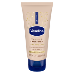 Vaseline® Vanilla Comfort Trial & Travel Lotion front of pack