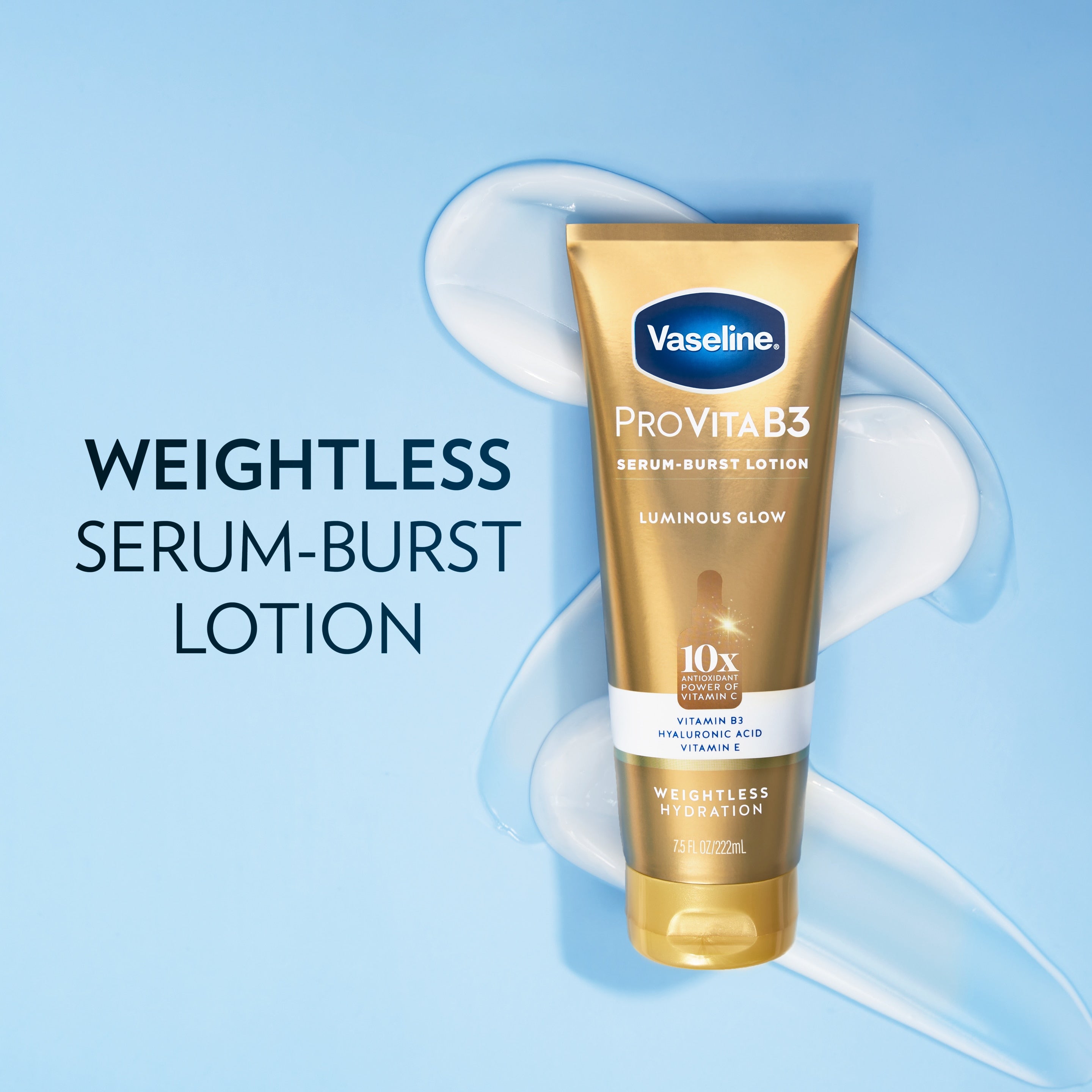 Vaseline® Luminous Pro VitaB3 texture