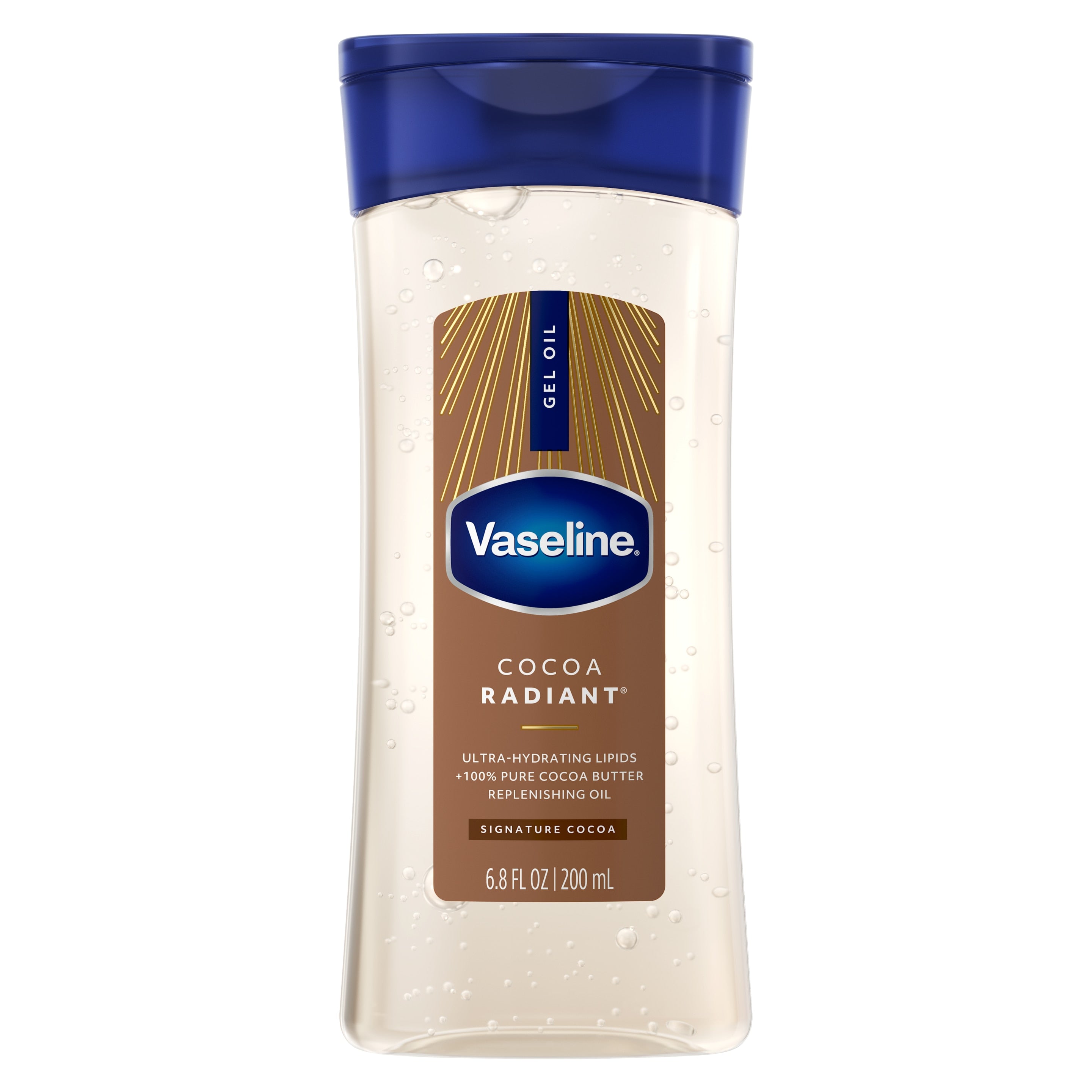Vaseline Cocoa Radiant gel oil front of pack
