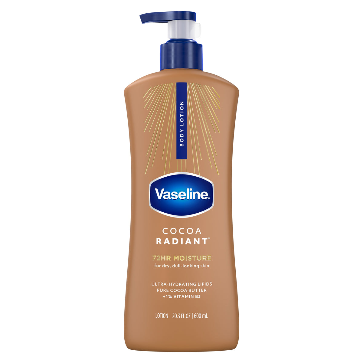Vaseline® Intensive Care™ Cocoa Radiant Lotion front of pack