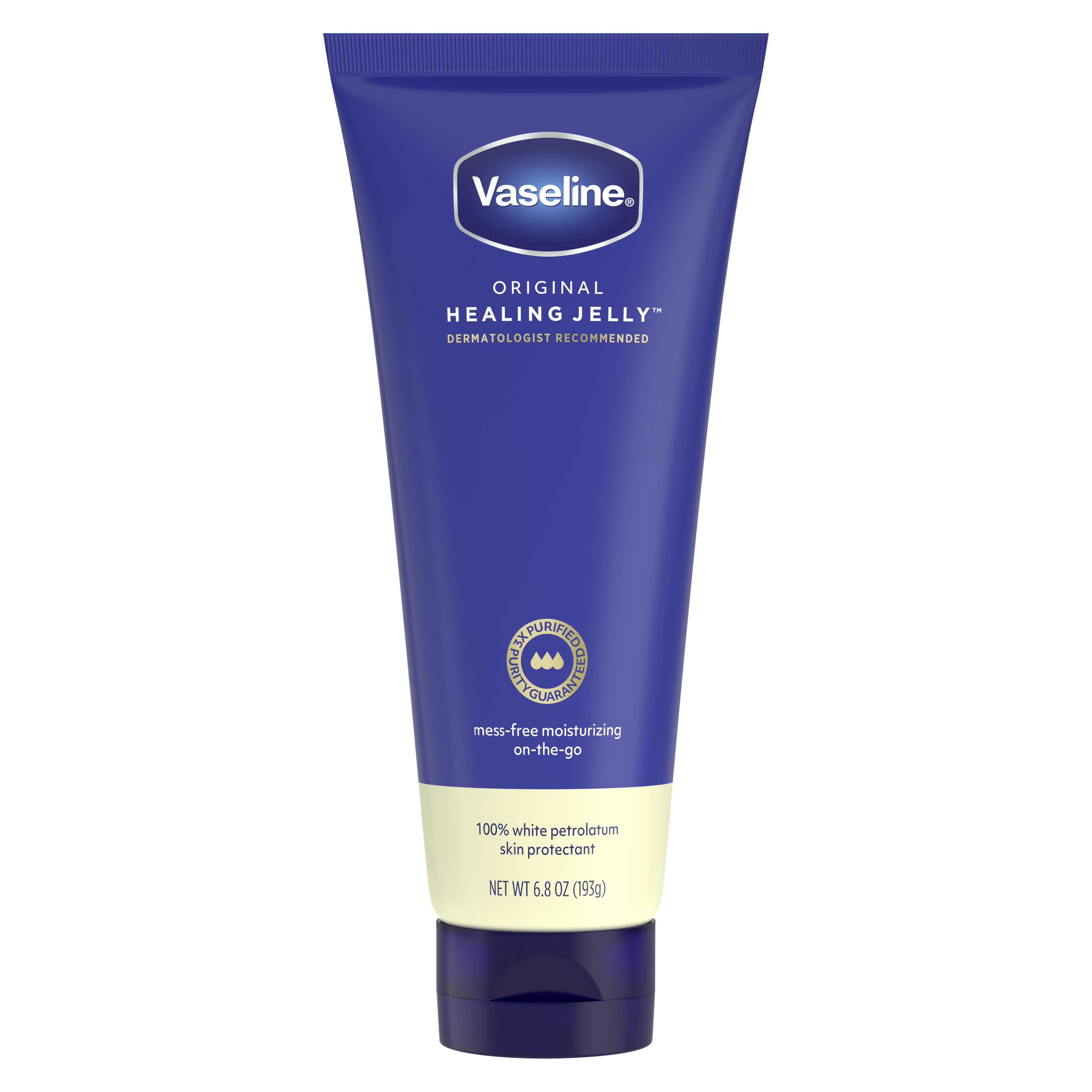 Vaseline® Original Healing Jelly™ Tube front of pack
