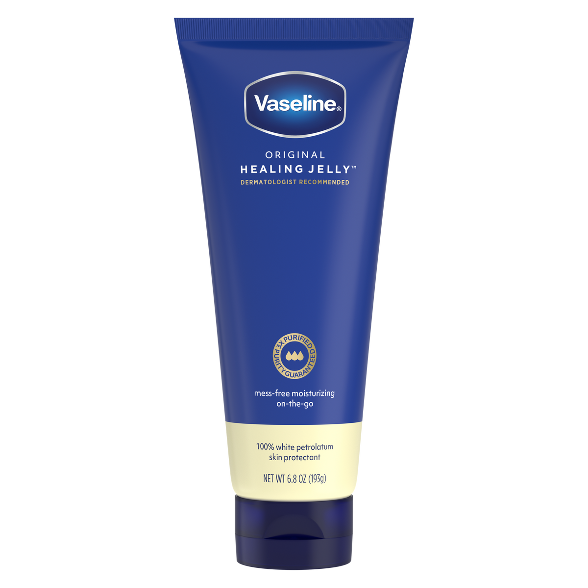 Vaseline® Original Healing Jelly™ Tube front of pack