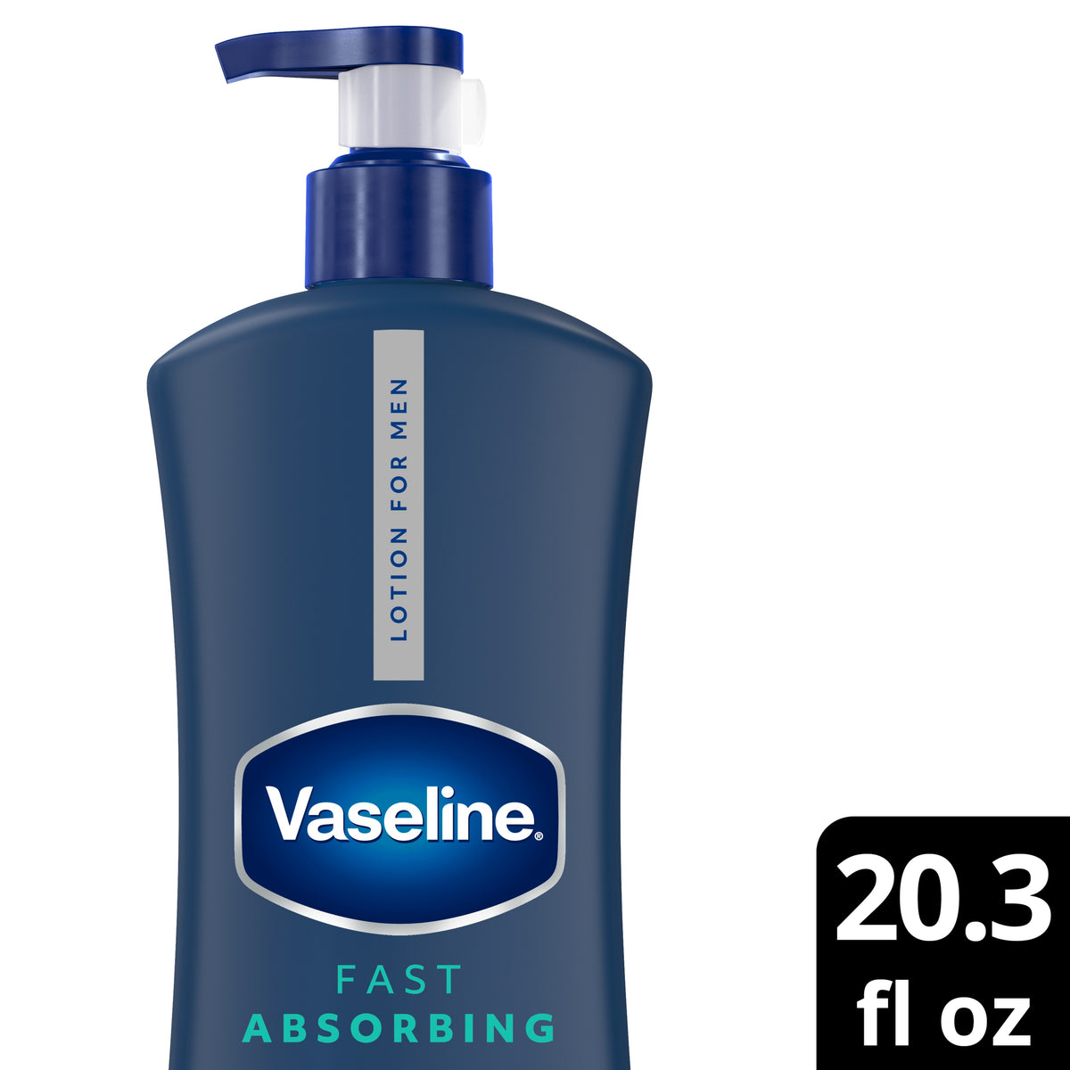 Vaseline® Men Fast Absorbing Lotion front of pack