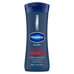 Vaseline® Men Healing Moisture Extra Strength Lotion front of pack
