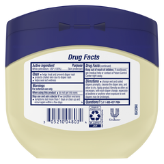 Vaseline® Baby Healing Jelly™ back of pack