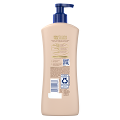 Vaseline® Vanilla Comfort Body Lotion back of pack