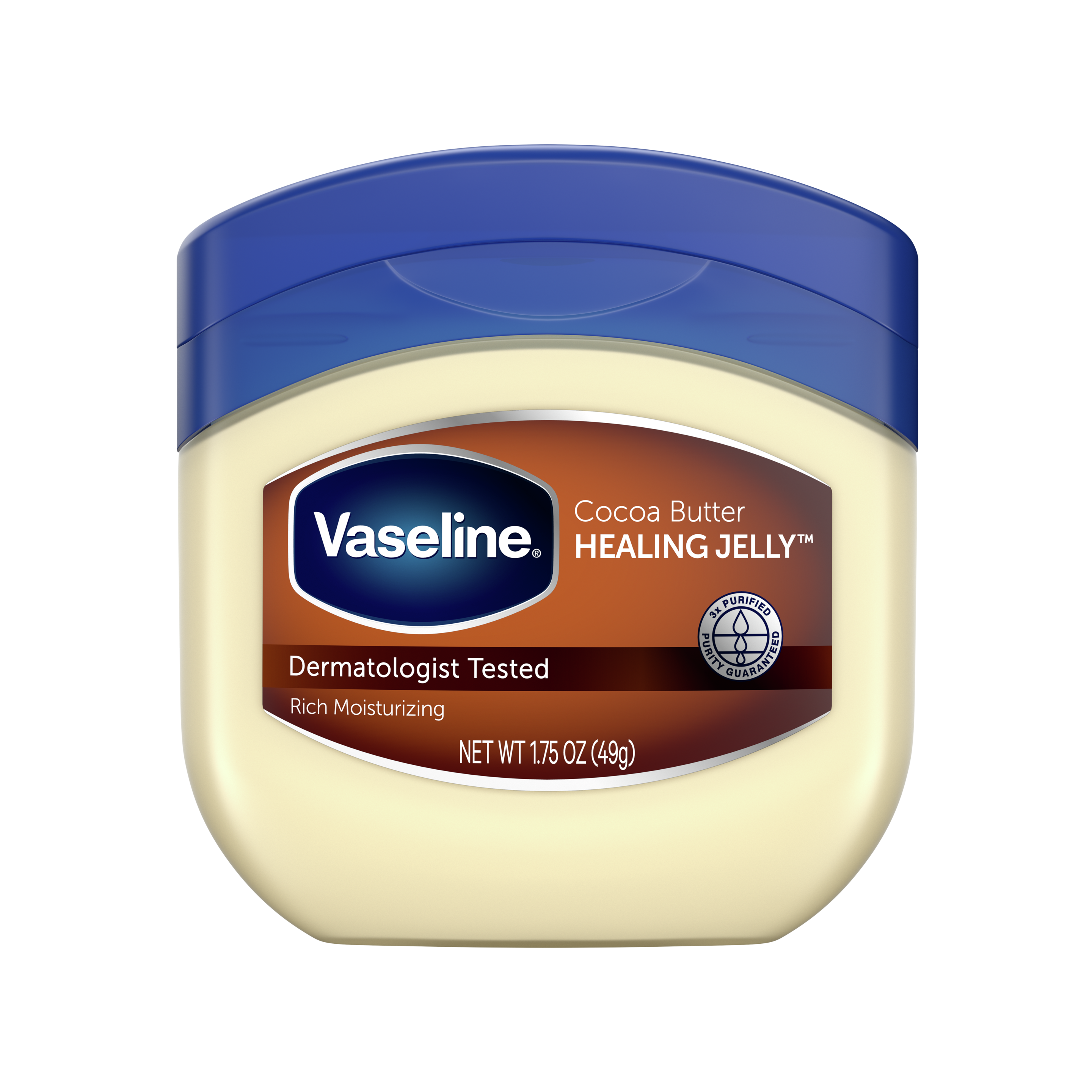 Vaseline® Cocoa Butter Jelly Jar front of pack limited edition artwork