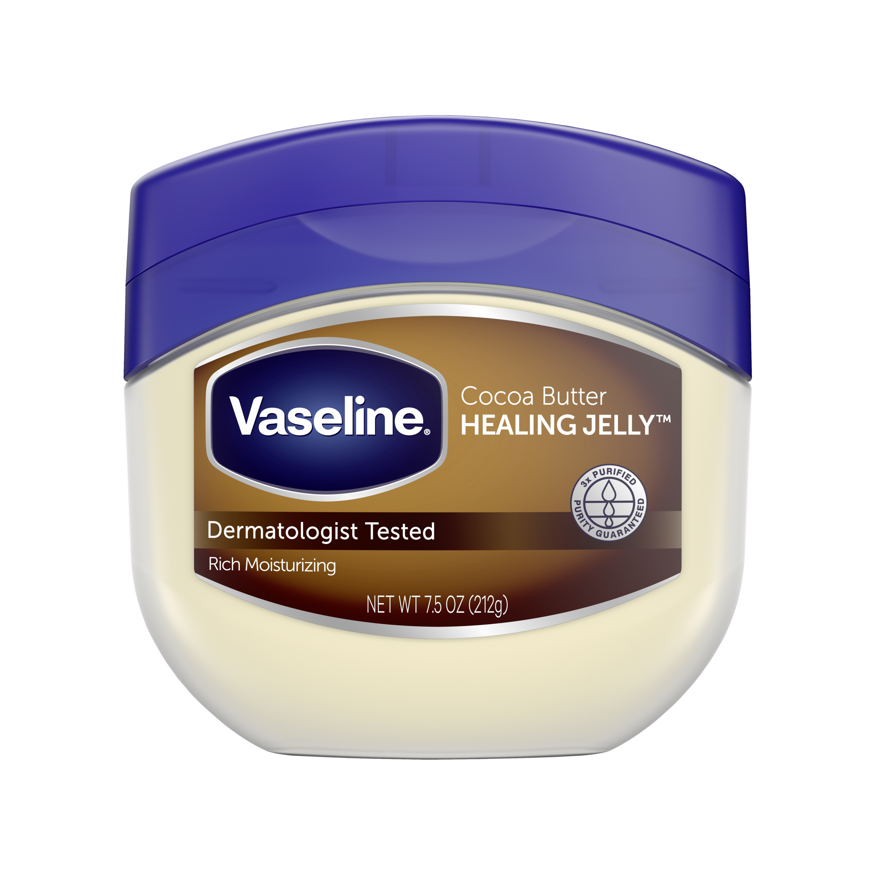 Vaseline® ocoa Butter  Jelly Jar front of pack