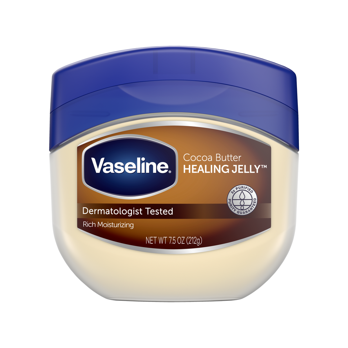Vaseline® ocoa Butter  Jelly Jar front of pack