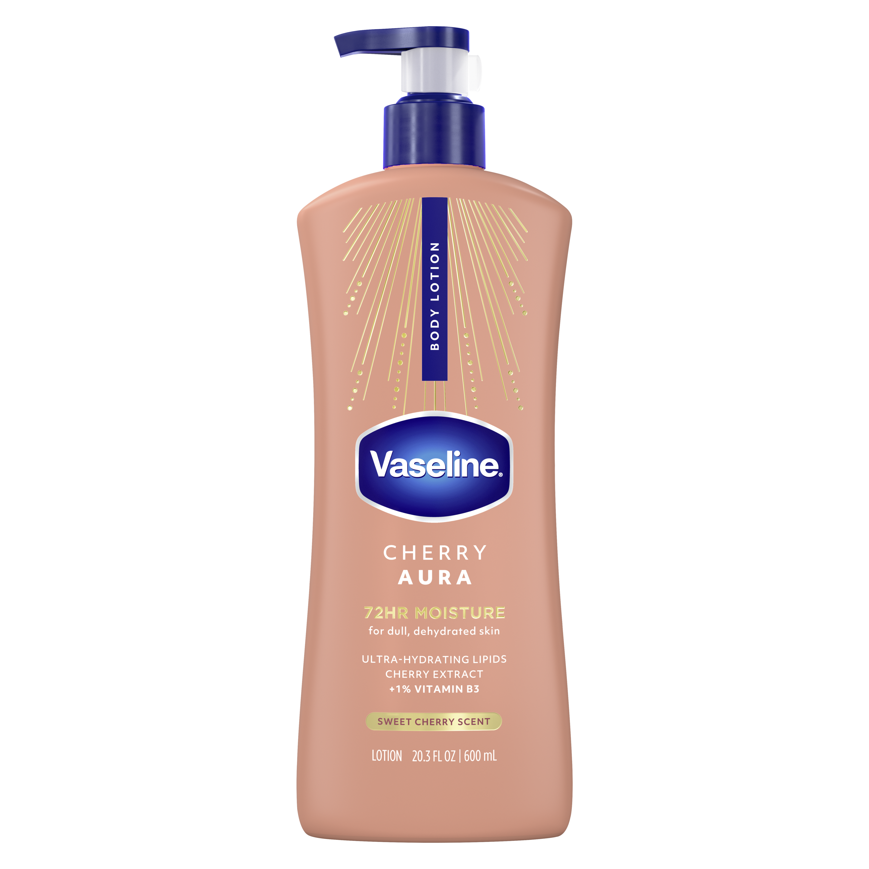 Vaseline Cherry Aura Body Lotion front of pack