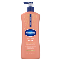 Vaseline Cherry Aura Body Lotion front of pack