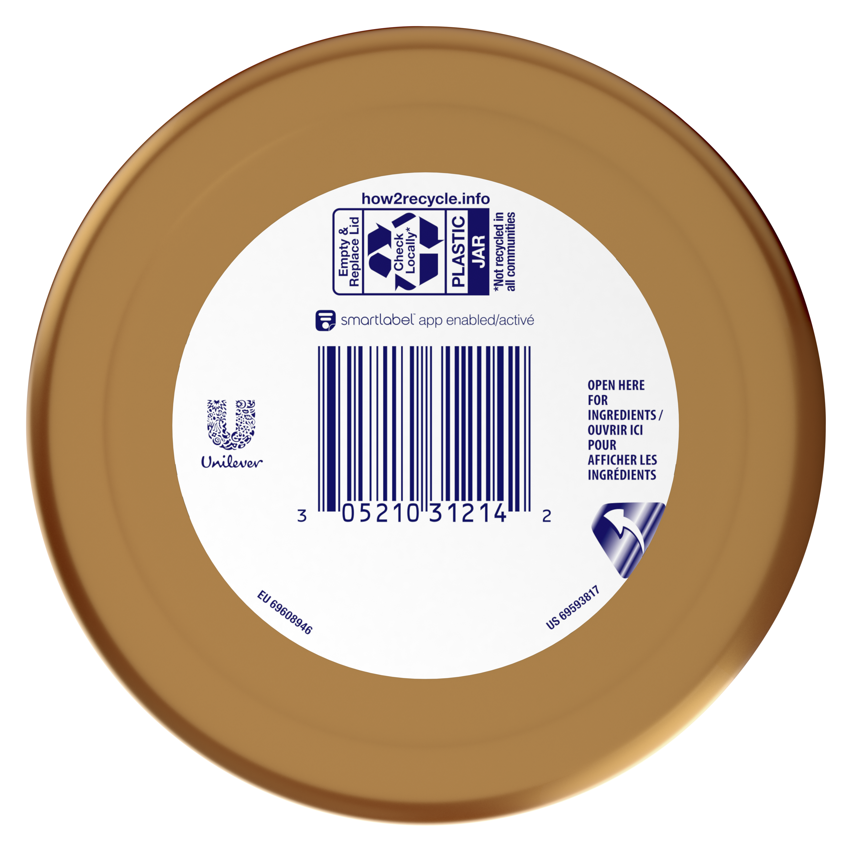 Vaseline® Intensive Care™ Cocoa Body Butter back of pack